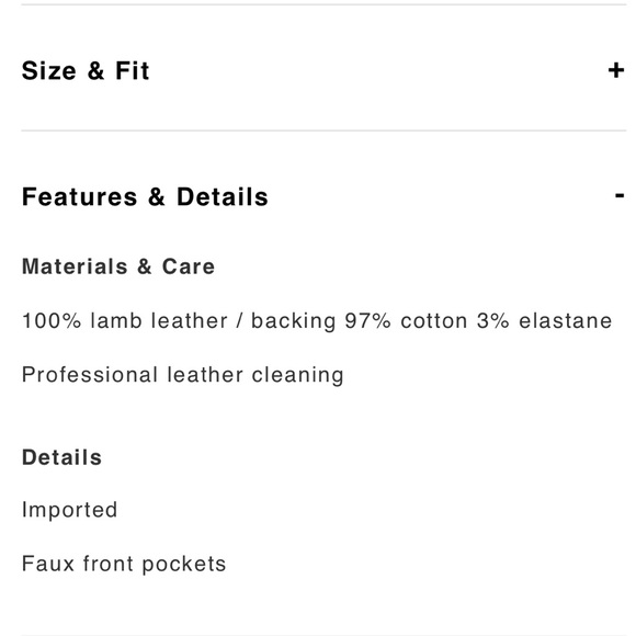 Rag & Bone Lamb Leather Skinny Pants - Picture 5 of 13